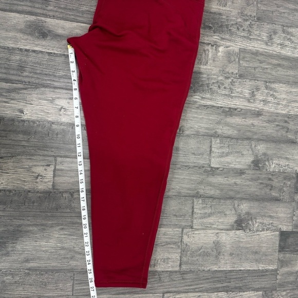 Athleta Altitude Tight in Polartec Power Stretch Red SZ 3X - Picture 15 of 16